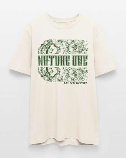 Community Shirt "BACK TO THE ROOTS" - Unisex Organic T-Shirt - Naturweiß 