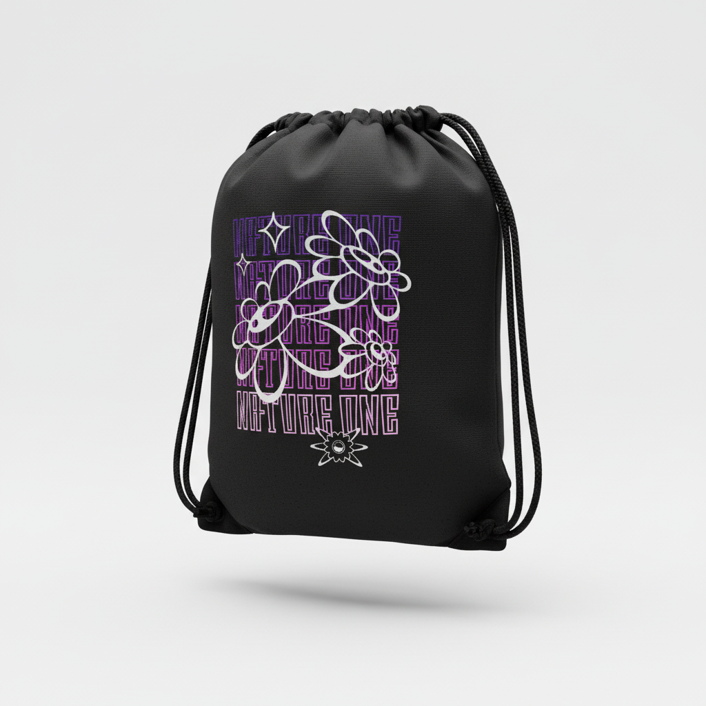 Flowers Gym Bag 3D freischwebend