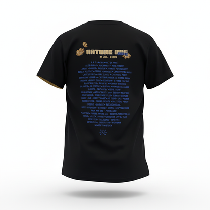 Golden Era Line Up T-Shirt Rückseite Design oben 3D