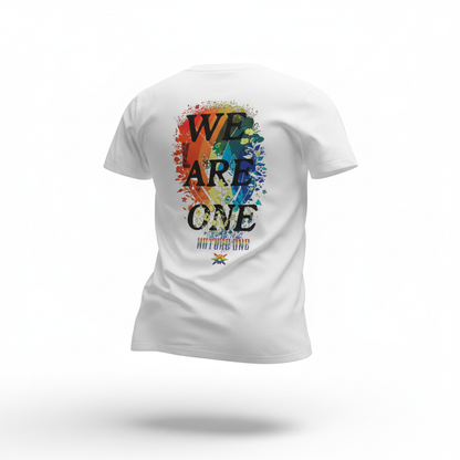 Pride T-Shirt weiß Rückseite 3D