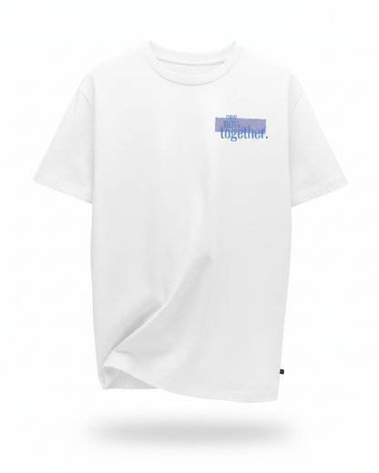 Rave Now Together T-Shirt Vorderseite ruhig