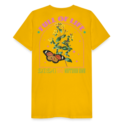 Blooming Life - Unisex T-Shirt - Sonnengelb