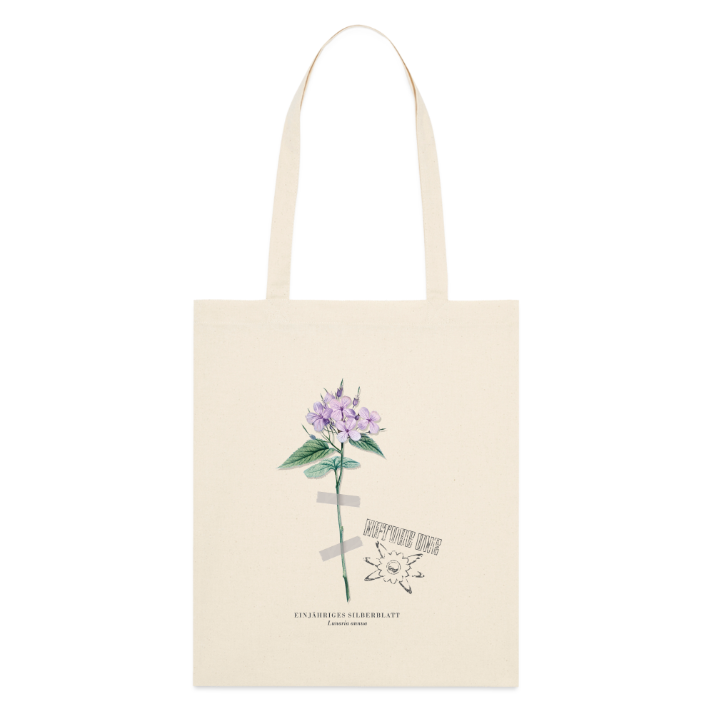 Flowerbook Tote Bag - Naturweiß