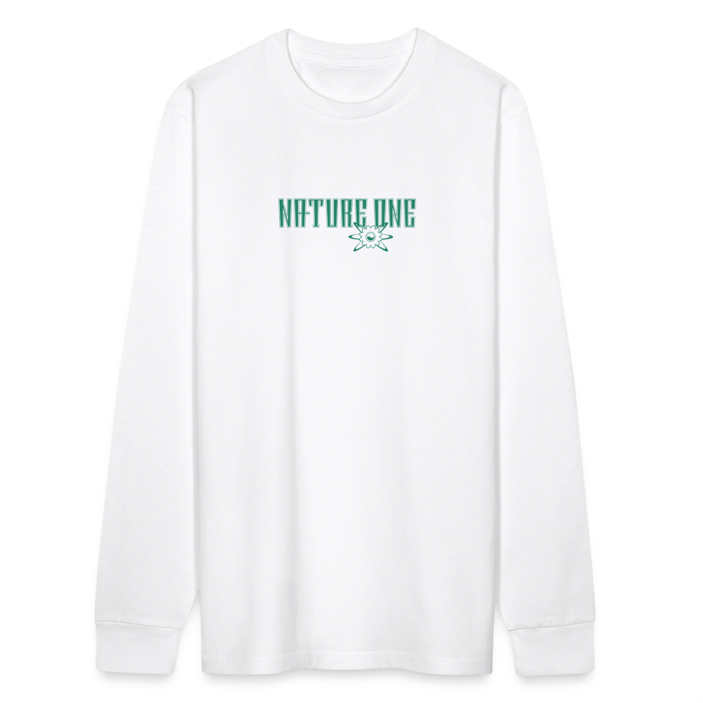 Casual Flowers - Unisex Organic Longsleeve - Weiß