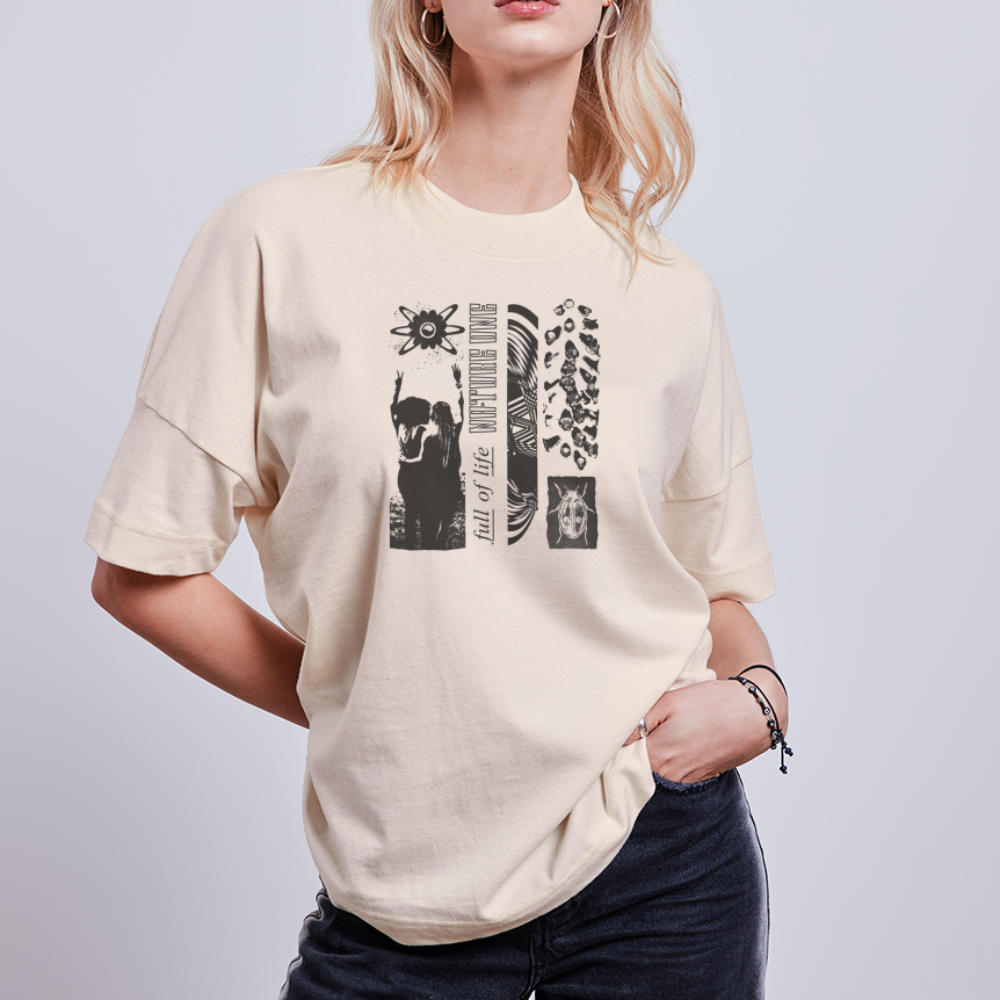 Xerros - Unisex Oversize Organic T-Shirt - Naturweiß