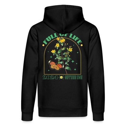 Blooming Life - Unisex Organic Hoodie - Schwarz