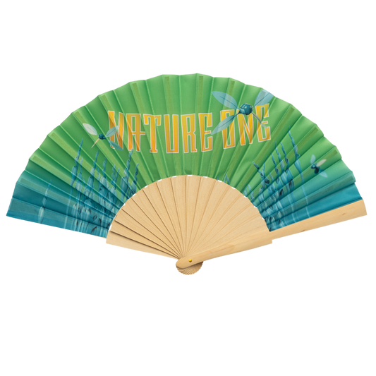 NATURE ONE - Hand Fan - Grün