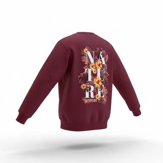 Winter Letter Garden Pullover Rot Rückseite 3D