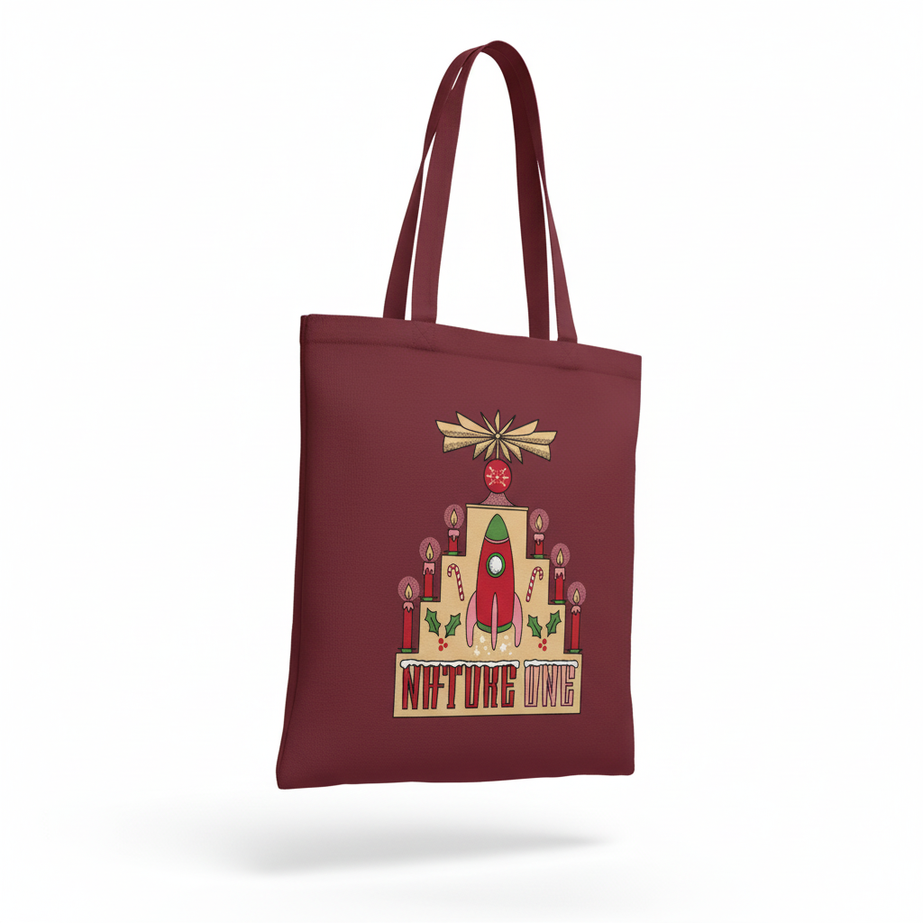 XMAS Pyramid Stoffbeutel 3D