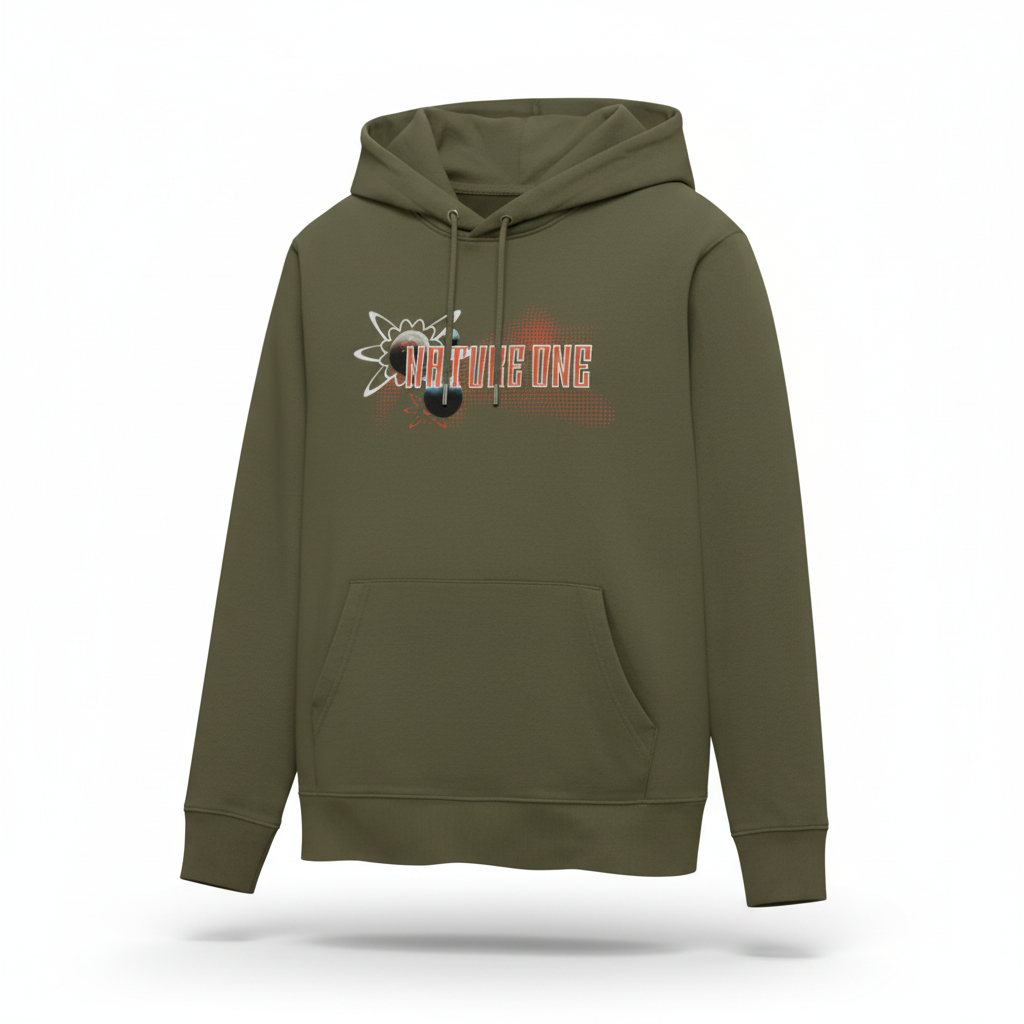 Zero Gravity Hoodie Vorderseite mit NATURE ONE Print 3D